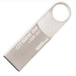 金士顿（Kingston） USB3.0 U盘 DTSE9G2 银色 金属外壳 高速读写 