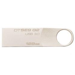 金士顿（Kingston） USB3.0 U盘 DTSE9G2 银色 金属外壳 高速读写 