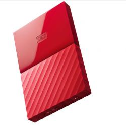 西部数据(WD) USB3.0移动硬盘My Passport 2.5英寸 中国红