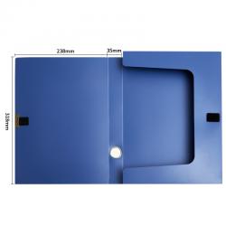 晨光(M&G)A4/35mm蓝色档案盒10个ADM929A