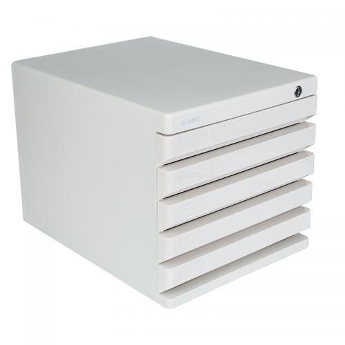 晨光(M&G)灰色五层桌面带锁文件柜 单个装ADM95298