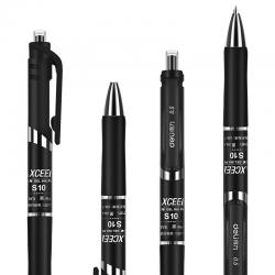 得力(deli)0.5mm中性笔磨砂黑色单支DLSX-S10