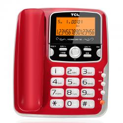  TCL 电话机座机HCD868(206)TSD (红色)