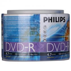 飞利浦DVD-R/刻录盘 16速4.7G 桶装50片