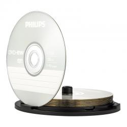 飞利浦DVD-RW 可擦写空白光盘可重复刻录 10片装