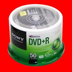 索尼sony 4.7g  DVD+R 50片桶装