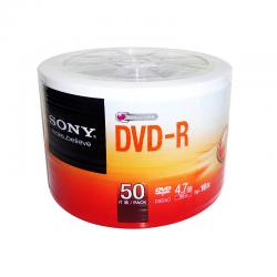 索尼sony 4.7g光盘  DVD-R 50片简装（无桶）