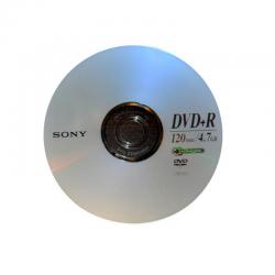 索尼DVD+R 16速 dvd光盘空白4.7g 单片盒装