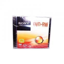 索尼DVD-RW 4.7G 可擦写 重复用 单片盒装刻录盘 