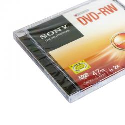 索尼DVD-RW 4.7G 可擦写 重复用 单片盒装刻录盘 