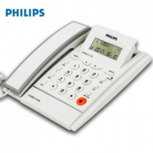飞利浦（PHILIPS） CORD042 来电显示电话机 20部/箱 (白色)