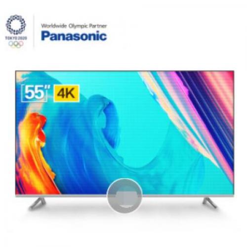 松下（Panasonic）TH-55GX580C 55英寸人工智能蓝牙语音全面屏4K超清 2G+16G开机无广告 教育 电视机