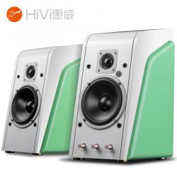 惠威HiVi M200新经典2.0蓝牙音箱绿色