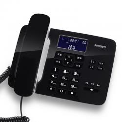 飞利浦 PHILIPS 电话机 CORD492 （黑色） 来电显示