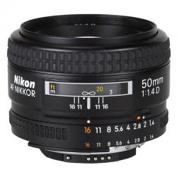 尼康(Nikon) AF 50mm f/1.4D 尼康卡口 52mm口径 标准定焦镜头