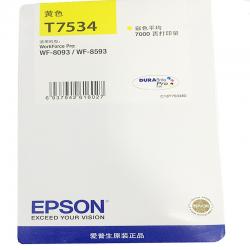 爱普生 EPSON 墨水 T7534 （黄色） （适用WF-8593/6593/6093/8093）