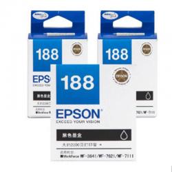 爱普生 EPSON 墨盒 T1881 （黑色） 适用于WF3641/7621/7111商用打印机
