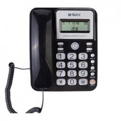 晨光（M&G） AEQ96754 标准型经典水晶按键电话机 (黑色)