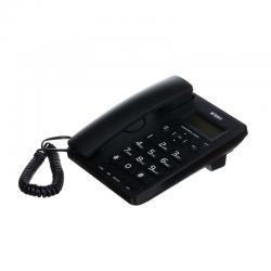 晨光(M&G)AEQN8925经典电话机黑色 座机固话座式办公家用免电池商务来电显示座机