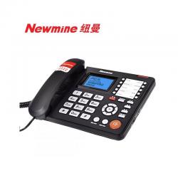 纽曼商务办公录音电话2082(R) 黑色