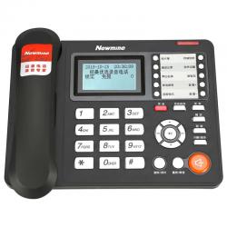 纽曼（Newmine）录音电话 HL2008TSD-9081(R)行业专用（内置存储 中文通讯录）录音电话 黑色