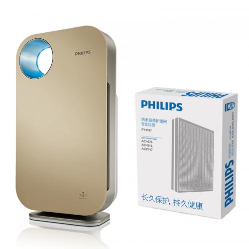 飞利浦（PHILIPS） AC4076/01 空气净化器+滤网FY3107套装