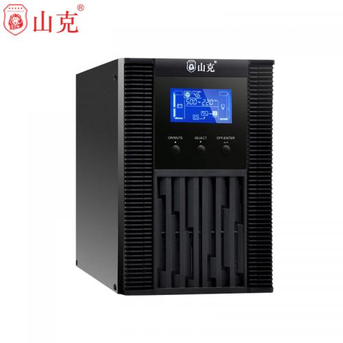 山克 SC1K 在线式UPS不间断电源1000VA800W服务器电脑后备用电源 【塔式标机 内置电池】