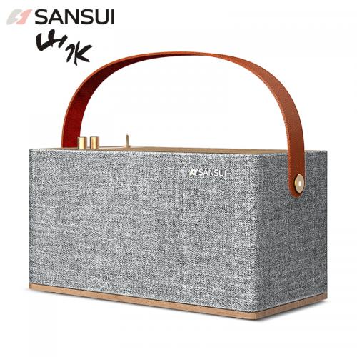 山水（SANSUI） Q10无线蓝牙桌面音箱重低音炮大音量手机桌面U盘电脑台式笔记本音响户外便携音响 豪华版