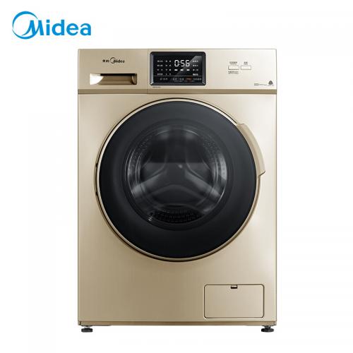 美的（Midea）滚筒洗衣机全自动 8公斤变频 巴氏除菌洗 智能时间可调 中途添衣 MG80VN13DG5