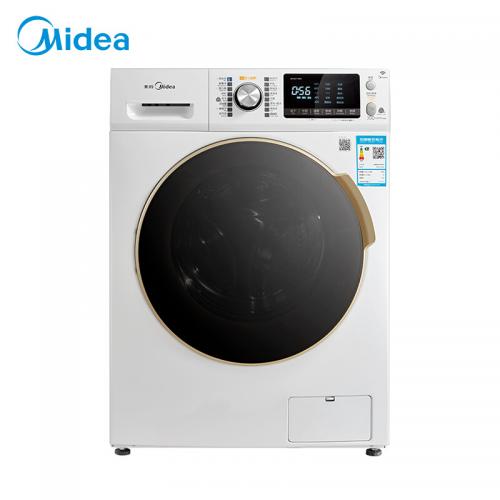 美的（Midea）滚筒洗衣机全自动 10公斤变频洗烘一体 祛味空气洗 小京鱼APP控制 MD100V71WDX