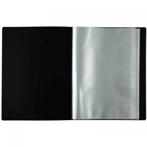 齐心（Comix）NF30AK 标准型资料册（A4 30袋） 黑色