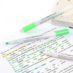 斑马牌（ZEBRA） WKS9 荧光记号笔 4mm 绿色 单支装