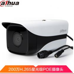 大华（Dahua）200万1080P星光级H265监控摄像头DH-IPC-HFW2233M-I1 高清夜视POE供电 镜头8MM