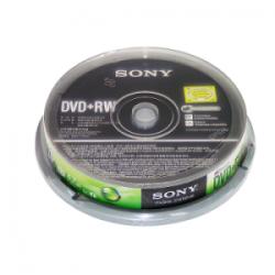 索尼（SONY） DVD-RW 可擦写光盘 10片/盒 单片独立包装