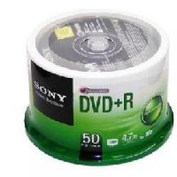 索尼（SONY） DVD+R 16速 4.7G刻录盘 50片/桶