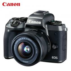 佳能（Canon）EOS M5 微单相机 数码相机 微单套机 黑色（15-45镜头）Vlog相机 视频拍摄