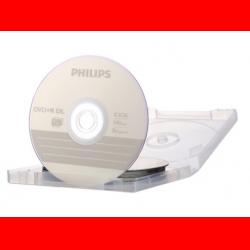 飞利浦（PHILIPS）DVD+R DL空白光盘/刻录盘 8速8.5GB 单面双层 10片盒装