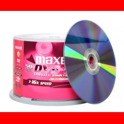 麦克赛尔（maxell）DVD-R光盘 刻录光盘 光碟 空白光盘 可打印光盘 16速4.7G台产 桶装50片