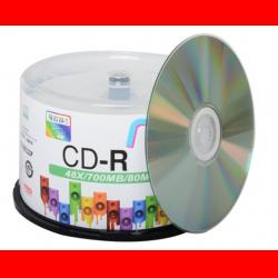 麦克赛尔（maxell）CD-R光盘 刻录光盘 光碟 空白光盘 可打印光盘 M2系列48速700M 桶装50片