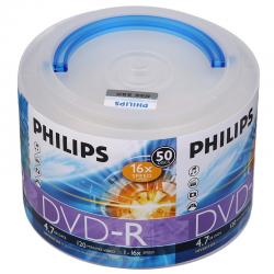 飞利浦（PHILIPS）DVD-R光盘/刻录盘 16速4.7G 手拎乖乖桶 桶装50片