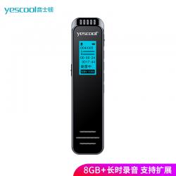 音士顿（yescool）A5录音笔 专业微型 高清远距 智能降噪 学习/会议 无损MP3播放器 8G锖色