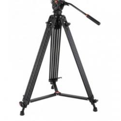 科漫 COMAN KX3636摄影摄像机铝合金三脚架套装 1.88米液压阻尼云台广播广电专业级录像支架