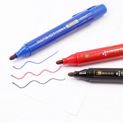 欧标（MATE-1ST）B1526 大头记号笔 油性笔 可加油墨 不易掉 19*140mm（1.5mm）颜色：蓝色（单支售）