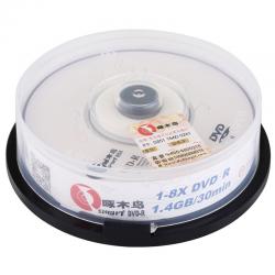 啄木鸟 DVD-R 8速 1.4G 8CM 3寸小盘 桶装10片 刻录盘【10桶/组】