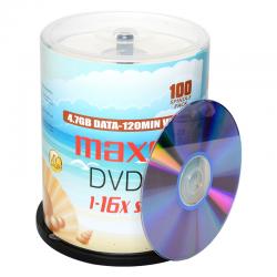 麦克赛尔（maxell）DVD-R光盘 刻录光盘 光碟 空白光盘 M2系列16速4.7G 珍珠白桶装100片