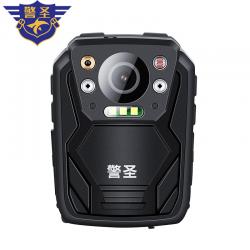 警圣 DSJ-J9执法记录仪高清1296P红外夜视别针背夹激光定位录音拍照隐形便携式肩夹现场专业微型摄像机32G版