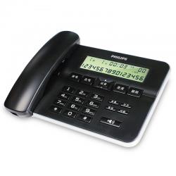 飞利浦 PHILIPS 电话机 CORD218 （黑色)