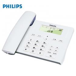 飞利浦 CORD022 来电显示电话机 白 单位：台
