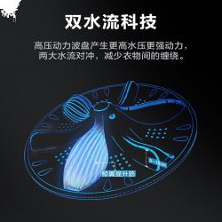 美的（Midea）波轮洗衣机全自动10公斤快净系列智能大容量 MB100V50WDQCJ