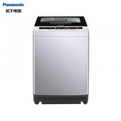 松下(Panasonic)洗衣机全自动波轮8公斤 人工智能 大容量 省电静音 节水立体漂 XQB80-T8221灰色